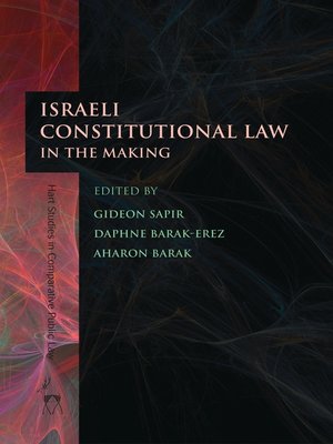 cover image of Israeli Constitutional Law in the Making
